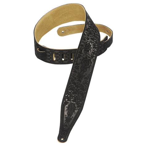 MS17T04-BLK HEIRLOOM SERIES Guitar Strap Black