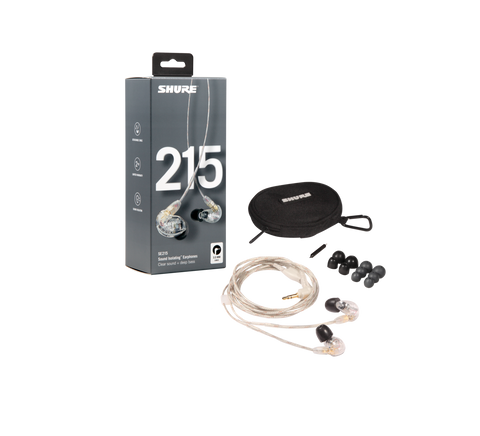 Shure SE215-CL Professional Sound Isolationg Earphones
