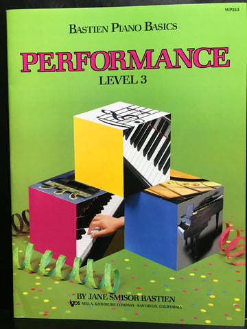 Bastien Piano Basics Performance Level 3