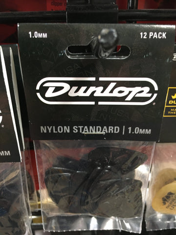 Dunlop 1.0mm Nylon 12 Pick Pack